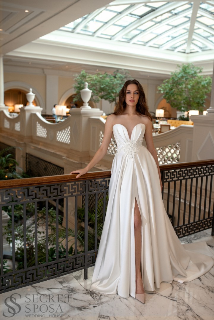 Свадебное платье Олимпия А-силуэт, 