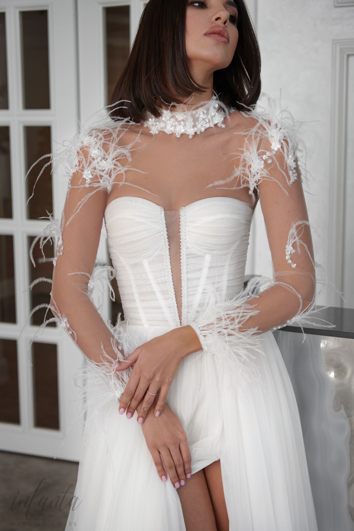 Свадебное платье Джессами А-силуэт, 2023 год