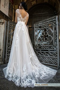 Свадебное платье Морена А-силуэт, Простые, Легкие, Кружевные